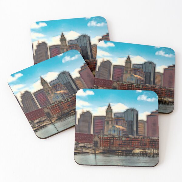 Item preview, Boston Harbour, Boston, USA designed and sold by Marlene Watson-Hall.