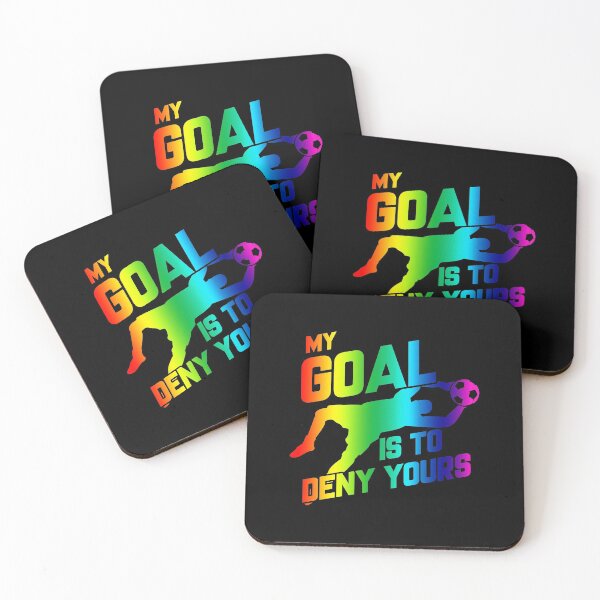 Item preview, Rainbow My Goal Is To Deny Yours Soccer Goalie designed and sold by perfectpresents.