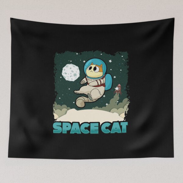 Item preview, Adorable Space Cat Cute Kitty Astronaut Exploring designed and sold by perfectpresents.