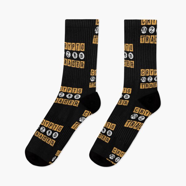 Item preview, Crypto Trader Bitcoin Blockchain Distressed designed and sold by perfectpresents.