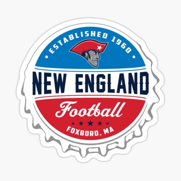 New England Patriots NE logo Vinyl Decal / Sticker 5 sizes