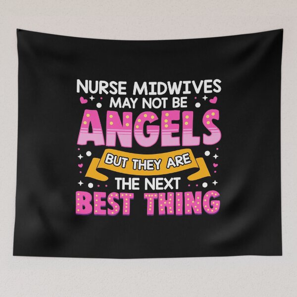 Item preview, Nurse Midwives Aren't Angels The Next Best Thing designed and sold by perfectpresents.
