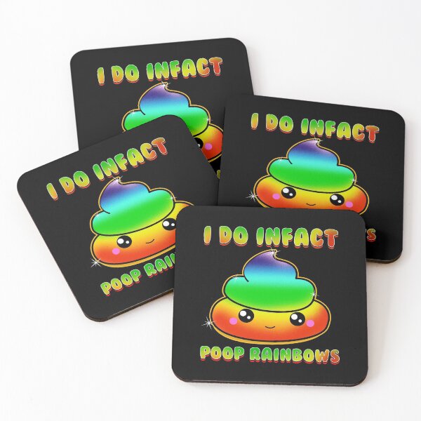Item preview, Cute & Funny I Do Infact Poop Rainbows Adorable designed and sold by perfectpresents.