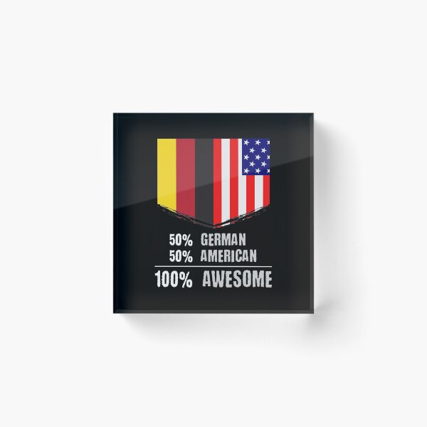 Item preview, 50% German 50% American 100% Awesome Immigrant designed and sold by perfectpresents.