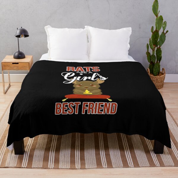 Item preview, Cute & Funny Rats Are a Girl's Best Friend designed and sold by perfectpresents.