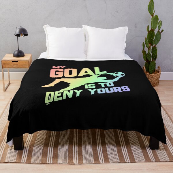 Item preview, My Goal Is To Deny Yours Soccer Goalie Soft Rainbow designed and sold by perfectpresents.