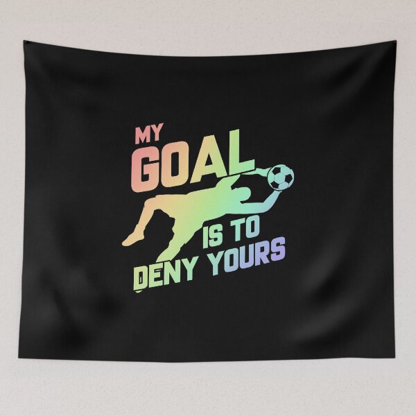 Item preview, My Goal Is To Deny Yours Soccer Goalie Soft Rainbow designed and sold by perfectpresents.