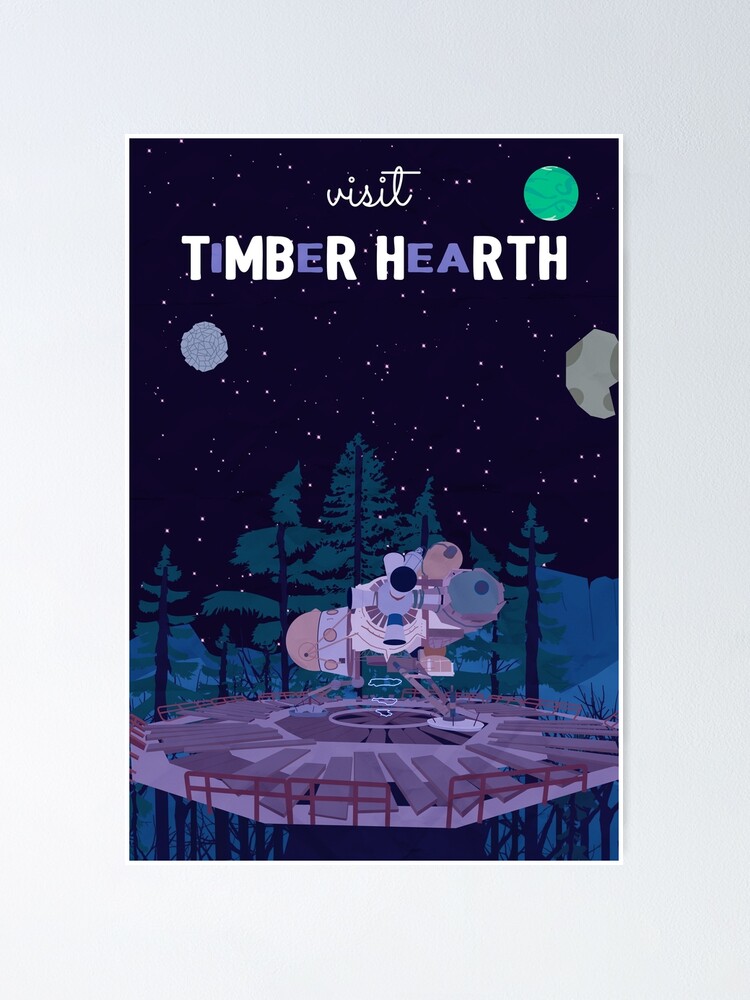 Alternate view of Timber Hearth Travel Poster Poster