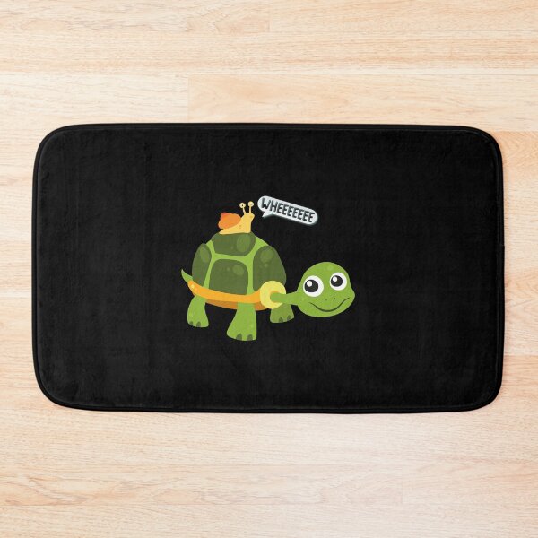 Item preview, Cute Snail Riding on Turtle Yelling Whee Animals designed and sold by perfectpresents.