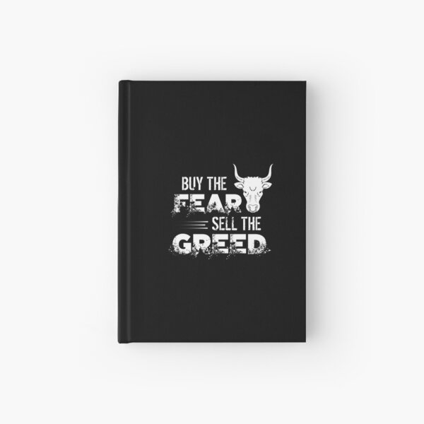 Buy The Fear, Sell The Greed Trading & Investing Hardcover Journal