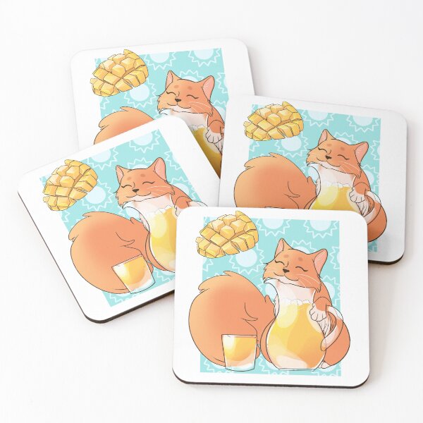 Item preview, Delicious Mango Drink Cat  designed and sold by Sami Hernandez.