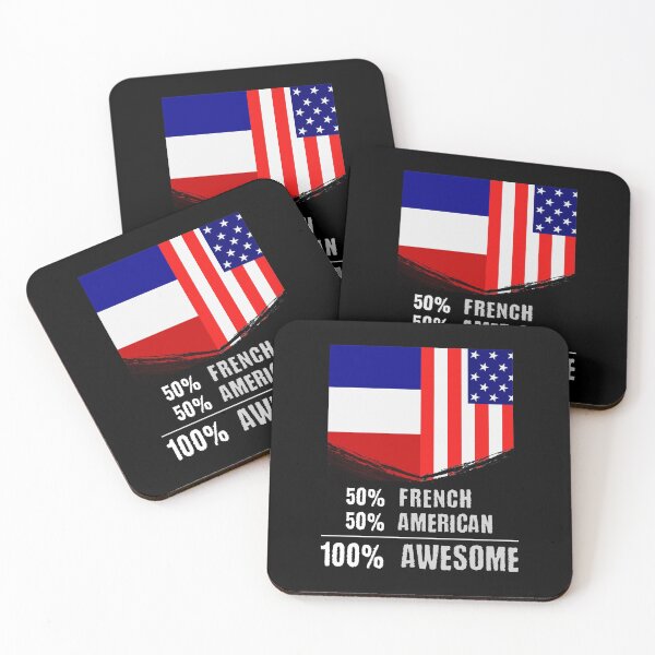 Item preview, 50% French 50% American 100% Awesome Immigrant designed and sold by perfectpresents.