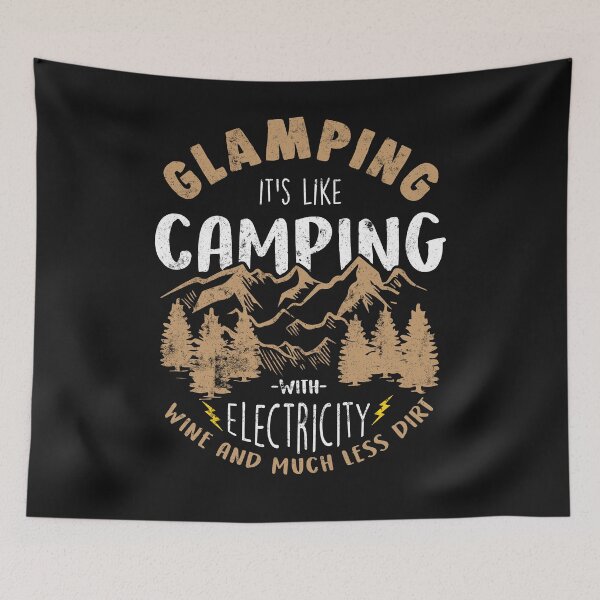 Item preview, Glamping Definition Tee Glamper Women Wine Funny Camping designed and sold by findgreatshirts.