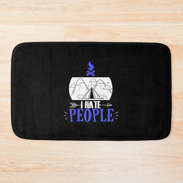 Item preview, Funny I Hate People Camping Pun Introvert Camper designed and sold by perfectpresents.