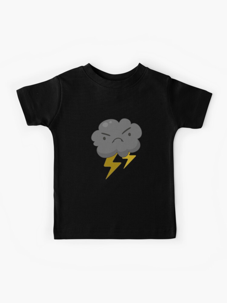 Angry Cloud With Lightning Thunderstorm Weather T-Shirt Angry Cloud With Lightning Thunderstorm Weather T-Shirt