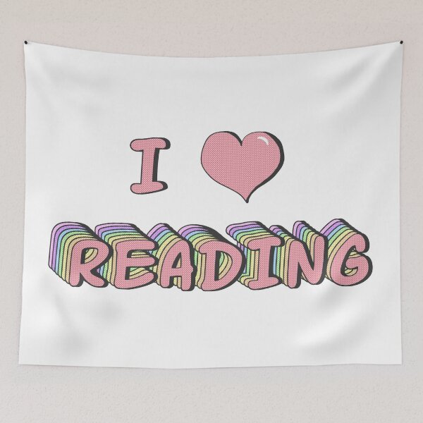 Item preview, I Love Reading PopArt designed and sold by BetweenTwoPages.