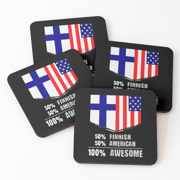 Artikelvorschau, 50% finnisch 50% amerikanisch 100% großartiger Einwanderer entworfen und verkauft von perfectpresents.