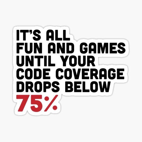 Code Coverage Sticker