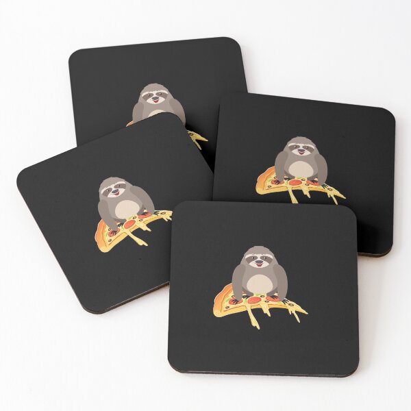 Item preview, Cute & Funny Sloth Riding Pizza Adorable Animals designed and sold by perfectpresents.