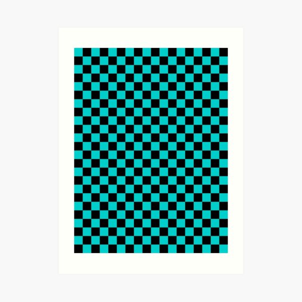 Squares Art Prints Redbubble - cyan roblox texture