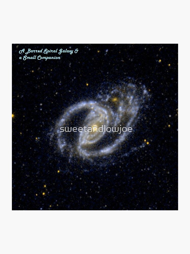 Barred Spiral Galaxy Ngc 1097a Sticker By Sweetandlowjoe Redbubble 5061