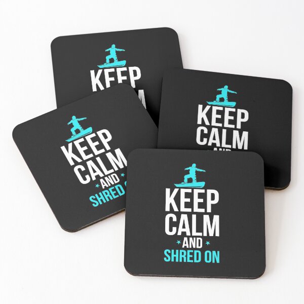 Item preview, Snowboarding Keep Calm And Shred On Snowboarder designed and sold by perfectpresents.
