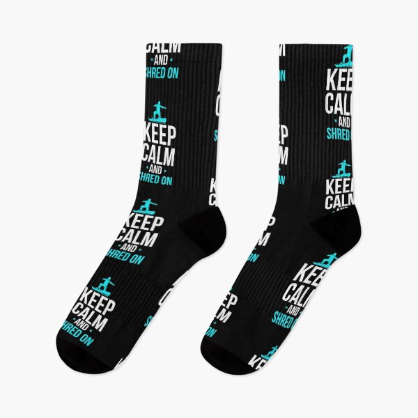 Item preview, Snowboarding Keep Calm And Shred On Snowboarder designed and sold by perfectpresents.