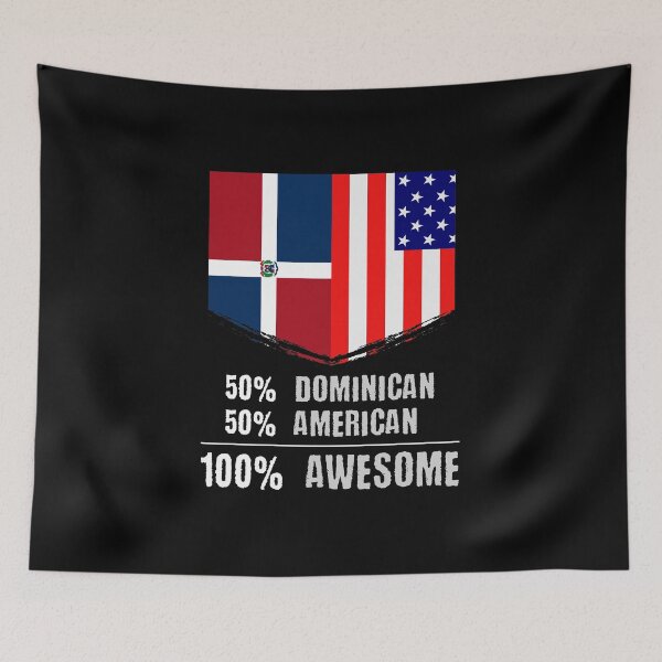 Item preview, 50% Dominican 50% American 100% Awesome Immigrant designed and sold by perfectpresents.