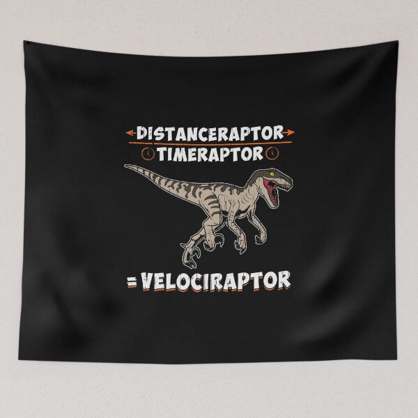 Artikelvorschau, Distanceraptor / Timeraptor = Velociraptor Pun entworfen und verkauft von perfectpresents.