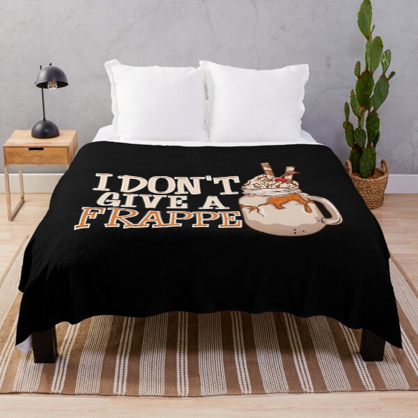 Item preview, Funny I Don't Give a Frappe Cute Coffee Pun designed and sold by perfectpresents.