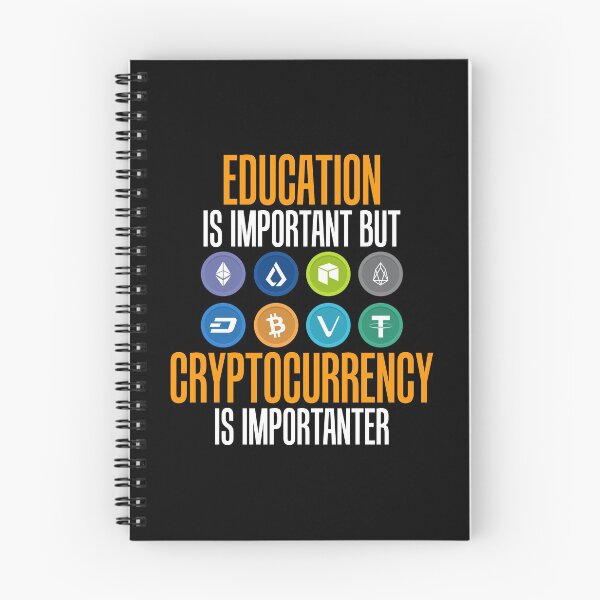 Item preview, Education Is Important But Crypto Is Importanter designed and sold by perfectpresents.