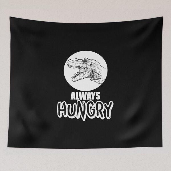 Item preview, Funny Always Hungry Dinosaur Eating Joke designed and sold by perfectpresents.