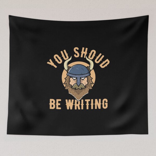 Item preview, You Should Be Writing Viking Cute Author Writer designed and sold by perfectpresents.