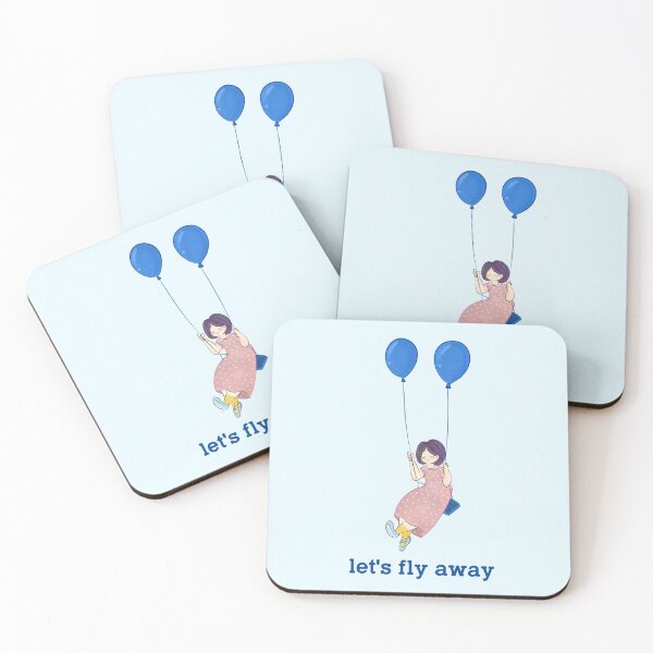 Item preview, LET'S FLY AWAY BALLOONS designed and sold by aydapadi.