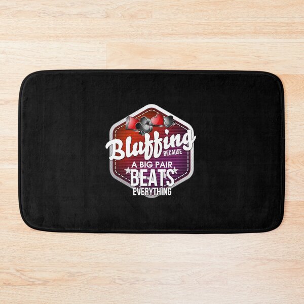 Item preview, Bluffing Because A Big Pair Beats Everything Pun designed and sold by perfectpresents.
