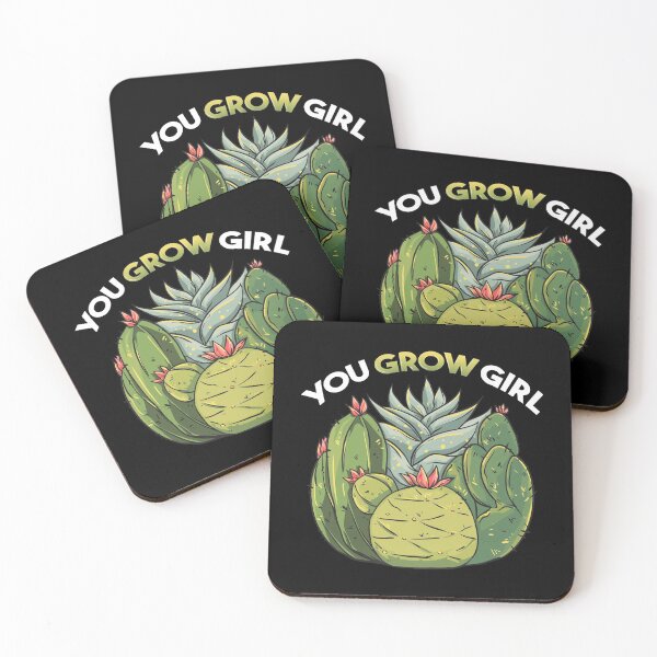 Item preview, You Grow Girl Gardening Planting Succulents Pun designed and sold by perfectpresents.