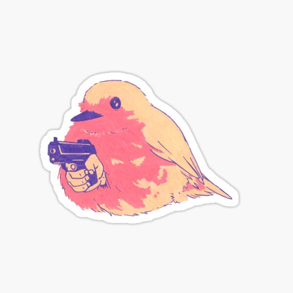 Fowl Play: Five-Finger Fred Sticker