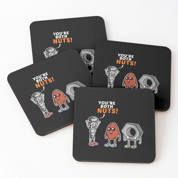 Item preview, Funny You're Both Nuts Hilarious Pun Screw Tools designed and sold by perfectpresents.