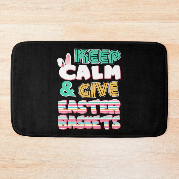 Item preview, Cute Keep Calm & Give Easter Baskets Easter Bunny designed and sold by perfectpresents.