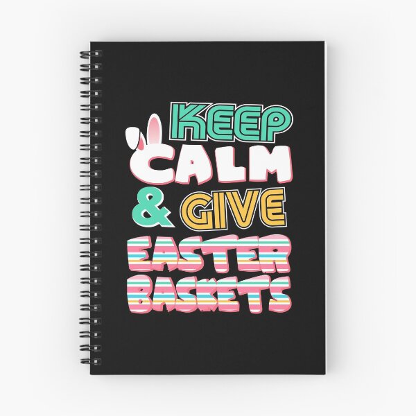 Item preview, Cute Keep Calm & Give Easter Baskets Easter Bunny designed and sold by perfectpresents.