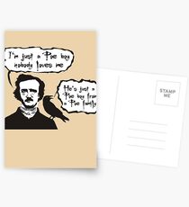 I'm just a Poe boy nobody loves me Postkarten