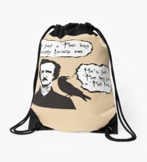 I'm just a Poe boy nobody loves me Drawstring Bag