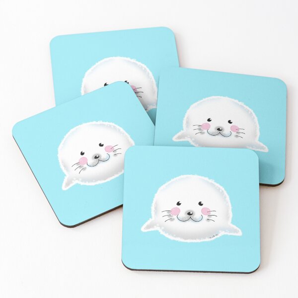 Item preview, Cute baby seal animal cartoon designed and sold by CuteCartoon.