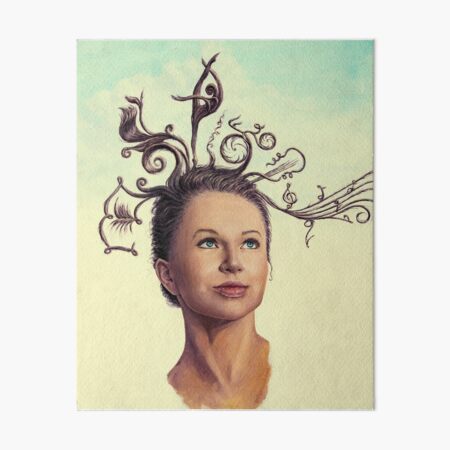 Oil painting "Dreams" Art Board Print