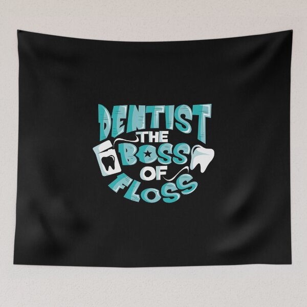 Item preview, Dentist The Boss of Floss Cute Dentistry designed and sold by perfectpresents.
