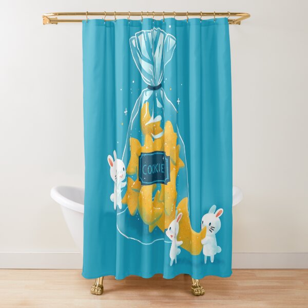Star shaped cookies Shower Curtain