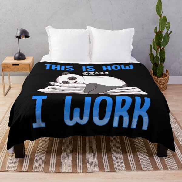 Item preview, Cute & Funny This Is How I Work Lazy Panda Working designed and sold by perfectpresents.