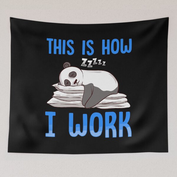 Item preview, Cute & Funny This Is How I Work Lazy Panda Working designed and sold by perfectpresents.