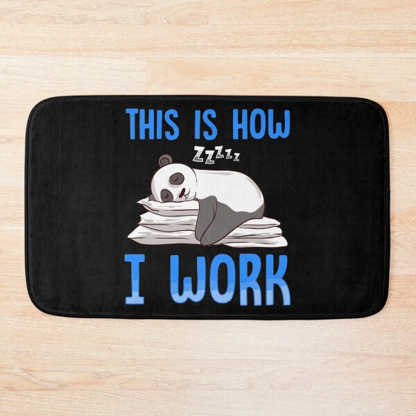 Artikelvorschau, Cute & Funny So arbeite ich Lazy Panda Working entworfen und verkauft von perfectpresents.