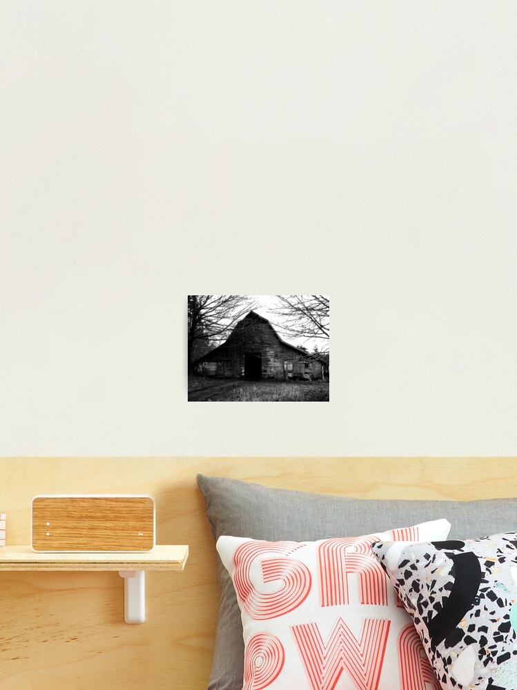 Old Creepy Barn Photographic Print